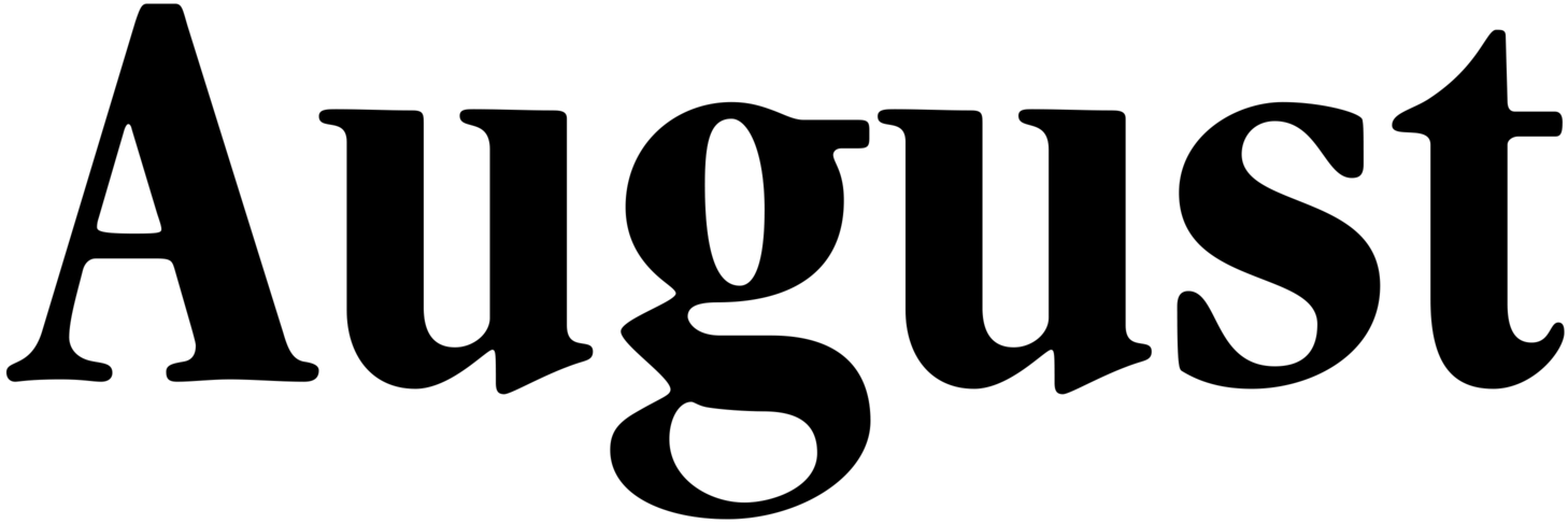 august